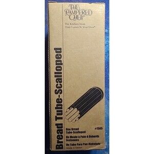 NEW The Pampered Chef Bread Tube Scalloped 1565 New In Box